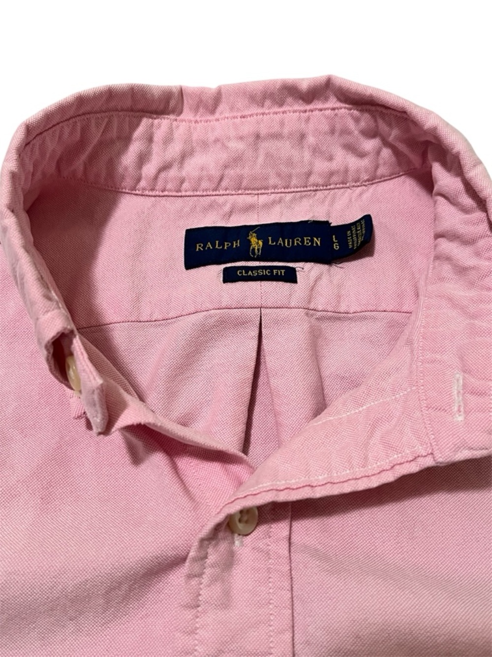 Ralph Lauren Pink Classic Fit Button-Down Shirt
